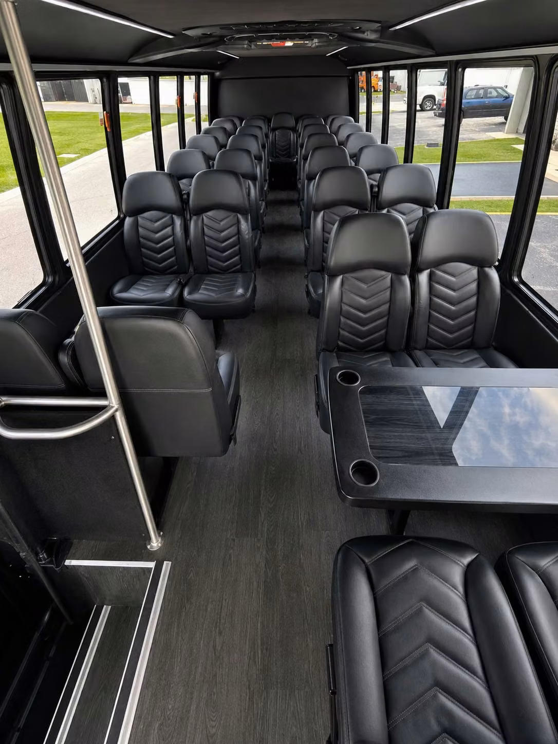 18 passenger minibus interior